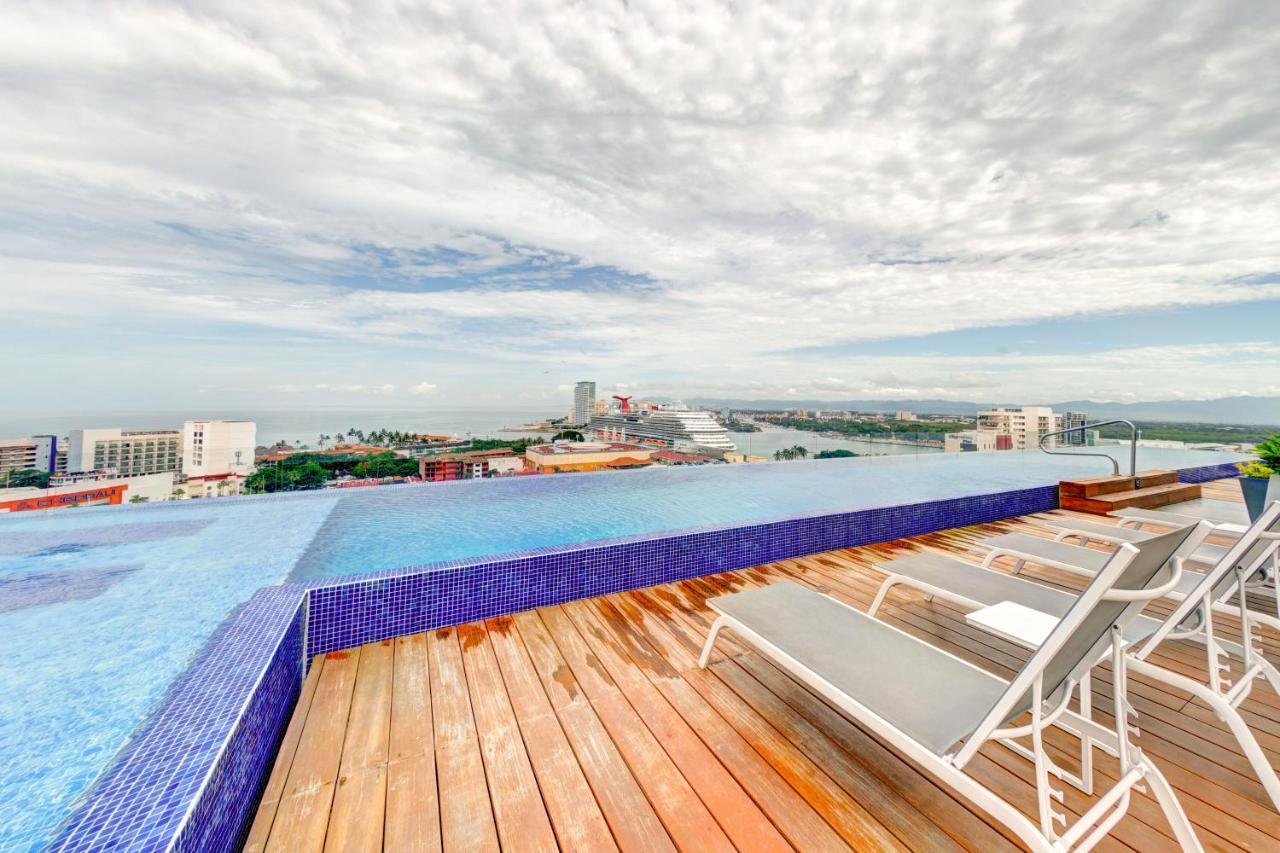 ¡Hermoso Condo con espectacular vista a la bahia!! Puerto Vallarta Exterior foto