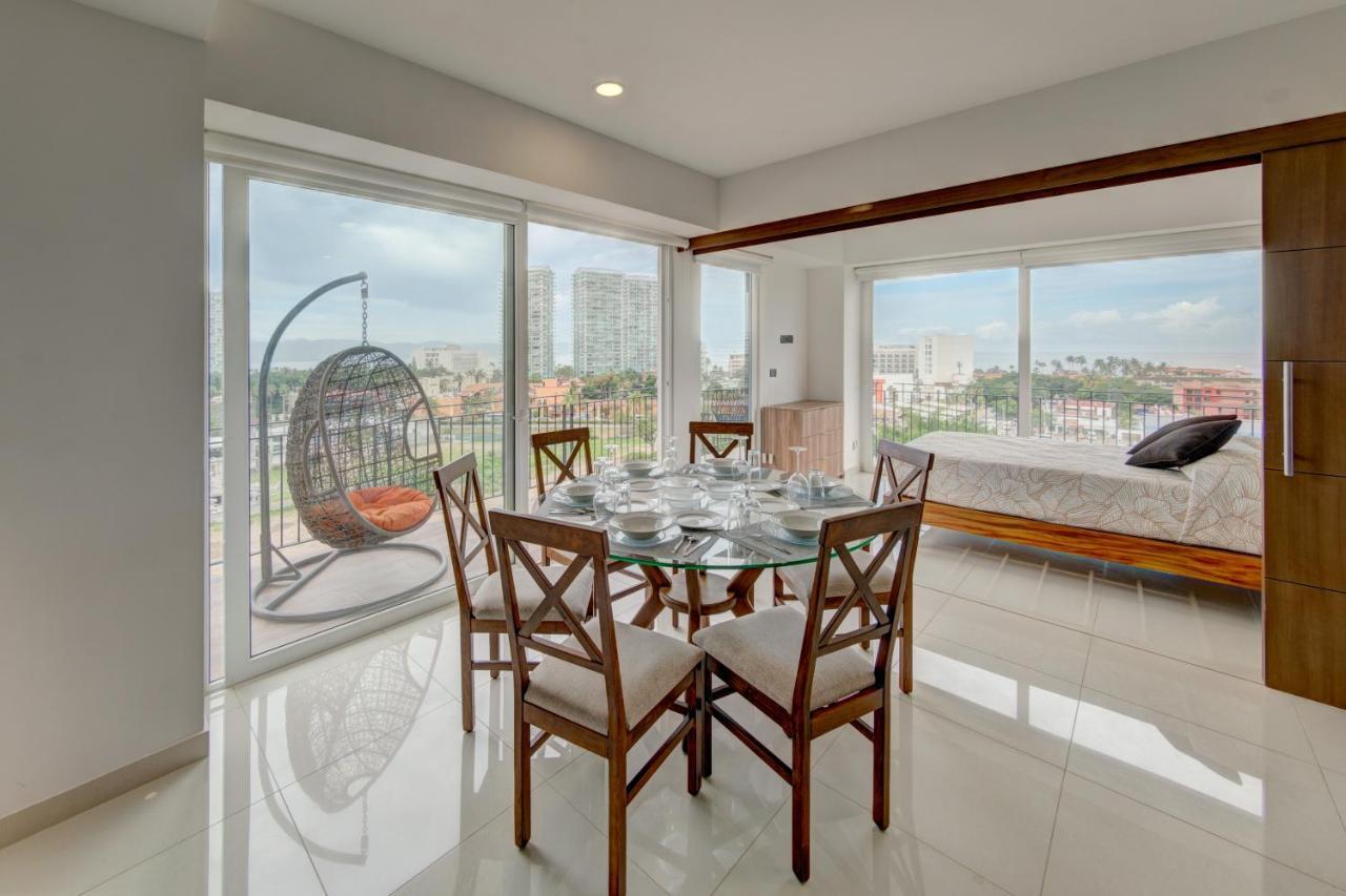 ¡Hermoso Condo con espectacular vista a la bahia!! Puerto Vallarta Exterior foto